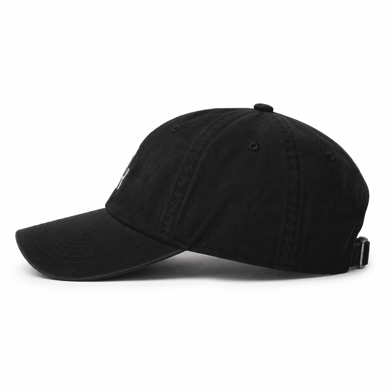 Andean Llama Embroidered Cap – Black